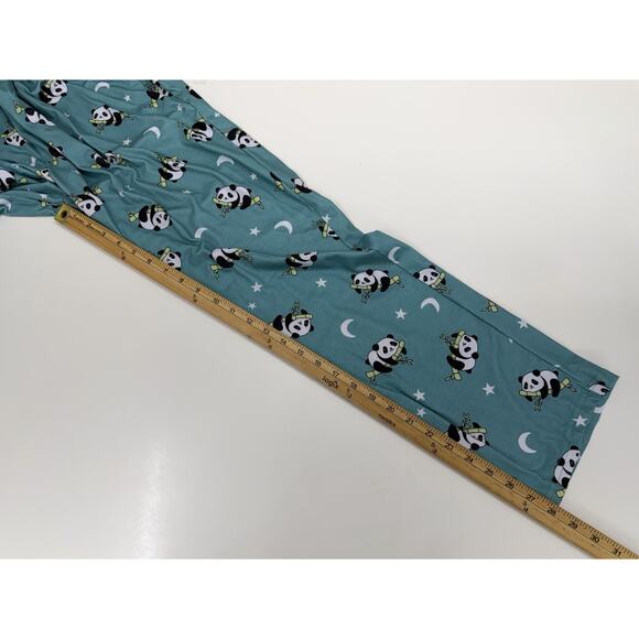 Unbranded Womens Pajamas Size Large Two Piece Set Blue Panda Long Sleeve - Picture 12 of 13